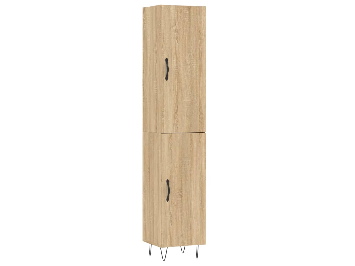 Guarda-roupa alto 34,5x34x180 cm Madeira processada Carvalho Sonoma MAISON EXCLUSIVE