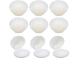 Conjunto Genérico Com 30 Caixinhas De Doces Em Formato Concha, Mini Recipientes Para Guloseimas, Ideais Para Casamentos