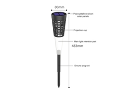 Luz de Fio Solar Jardim Caminho Luz Paisagem Decorativa Ip54 | S/MARCA