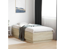 Vidaxl Estrutura Da Cama Carvalho Sonoma 80 X 200 Cm