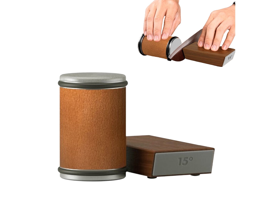 Kit De Ferramentas Para Afiar Facas Com Ângulos De Afiação De 15 E 20 Graus Para Afiar Facas Marrom SUNNY SPACES
