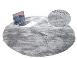 Lurelia Tapete Felpudo Antiderrapante Macio Fofo Ø60 Cm Sala Quarto