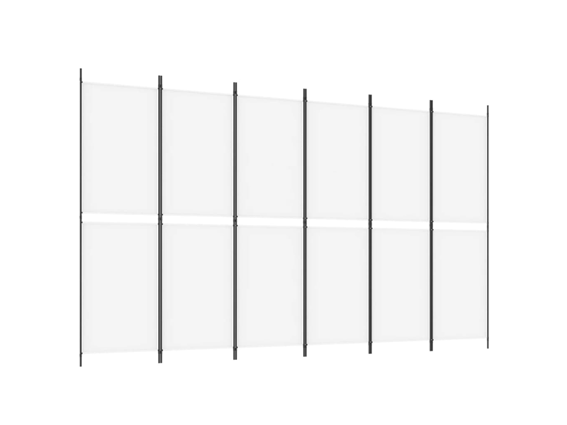 Room Divider, Room Dividers Vidaxl Branco Tecido (300 X 180 Cm)