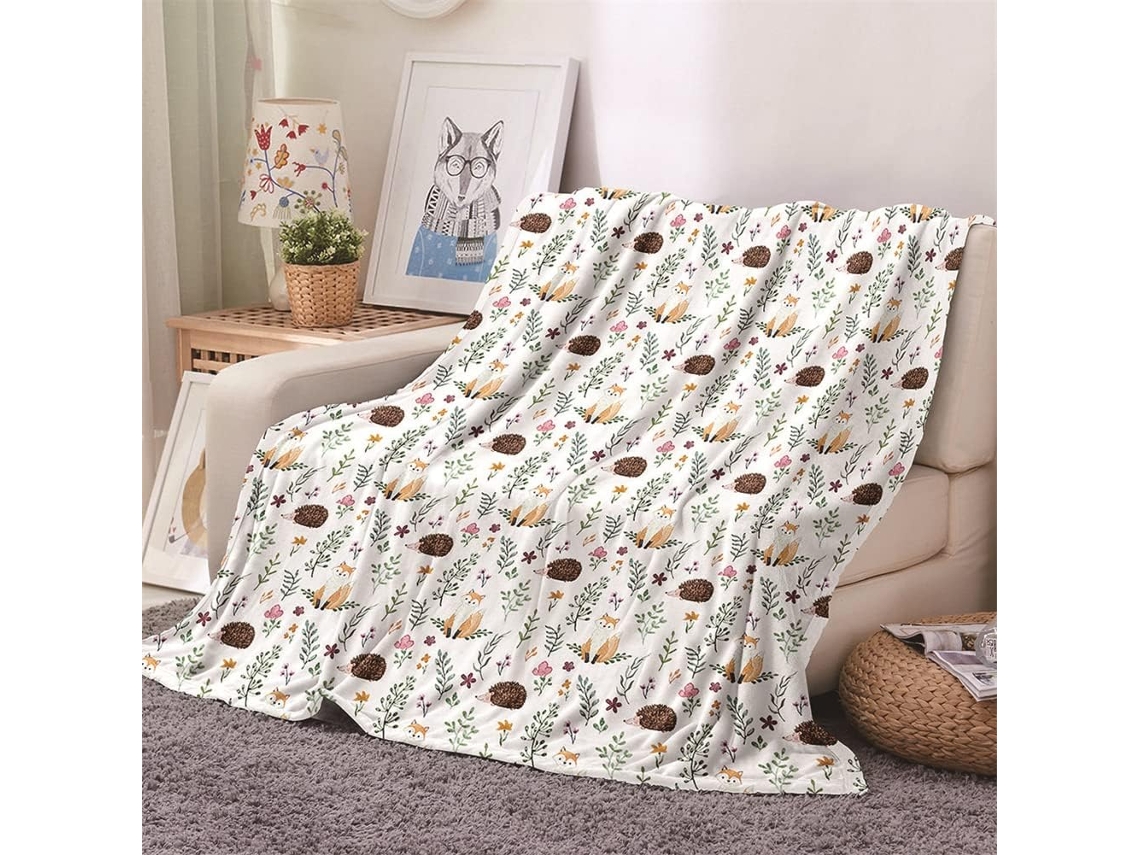 Manta de Flanela 3d Fansu Quente e Macia Microfibra para o Inverno Ideal Cama Ou Sofá Adequada Adultos Criança