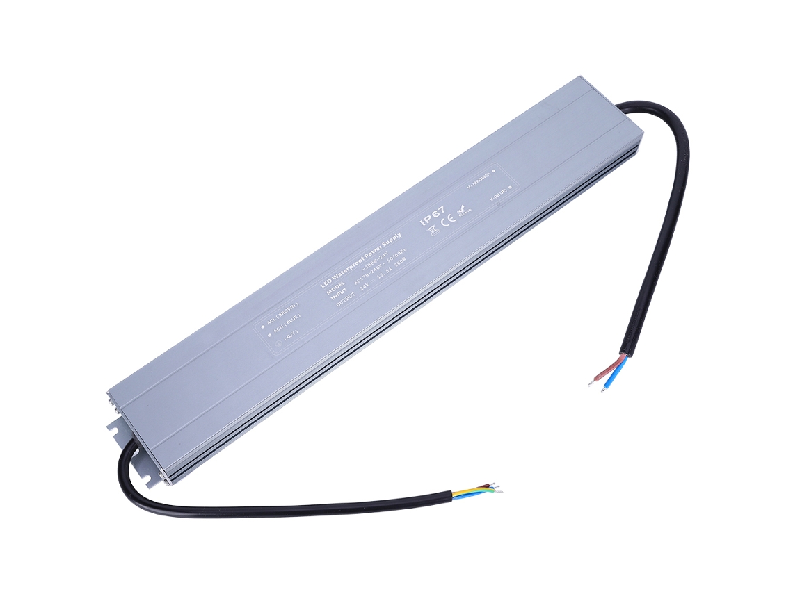 Fonte de Alimentação Ultra Fina Impermeável Ac Dc 24v 300w para Industrial Hruw 300w 24v 170 240vac S/MARCA