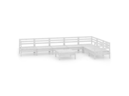Garden Lounge Set, Garden Lounge Sets Vidaxl Branco Madeira De Pinho (n/a)