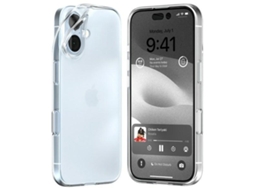 Capa para iPhone 16 MERCURY Pele Sintética Transparente