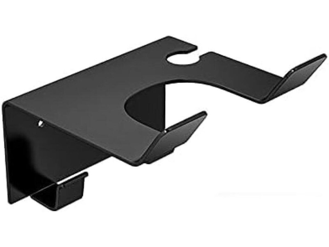 Suporte De Parede Para Secador Cabelo - 11,5 X 9,5 5,5 Cm Metal Preto Universal Acessório Banheiro