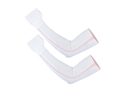 Luvas de braço unissex antiUV para atividades ao ar livre, condução e esporte, meia dedo, branco, tamanho M | S/MARCA