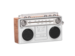 Rádio Para Casa De Bonecas 1:12 Miniatura Modelo Acessório Brinquedo