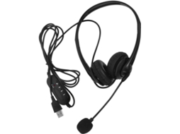 Fone De Ouvido Com Fio Lurrose Para Computador, Com Controle De Volume E Função Mudo Para O Microfone Confortável, Feito
