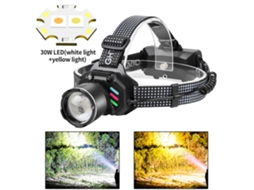 Farol De Led Ipree Com Fonte De Luz Dupla Zoom E Função De Controle Por Sensor Longo Alcance Alta Resistência E Potência Ideal Para Uso Externo