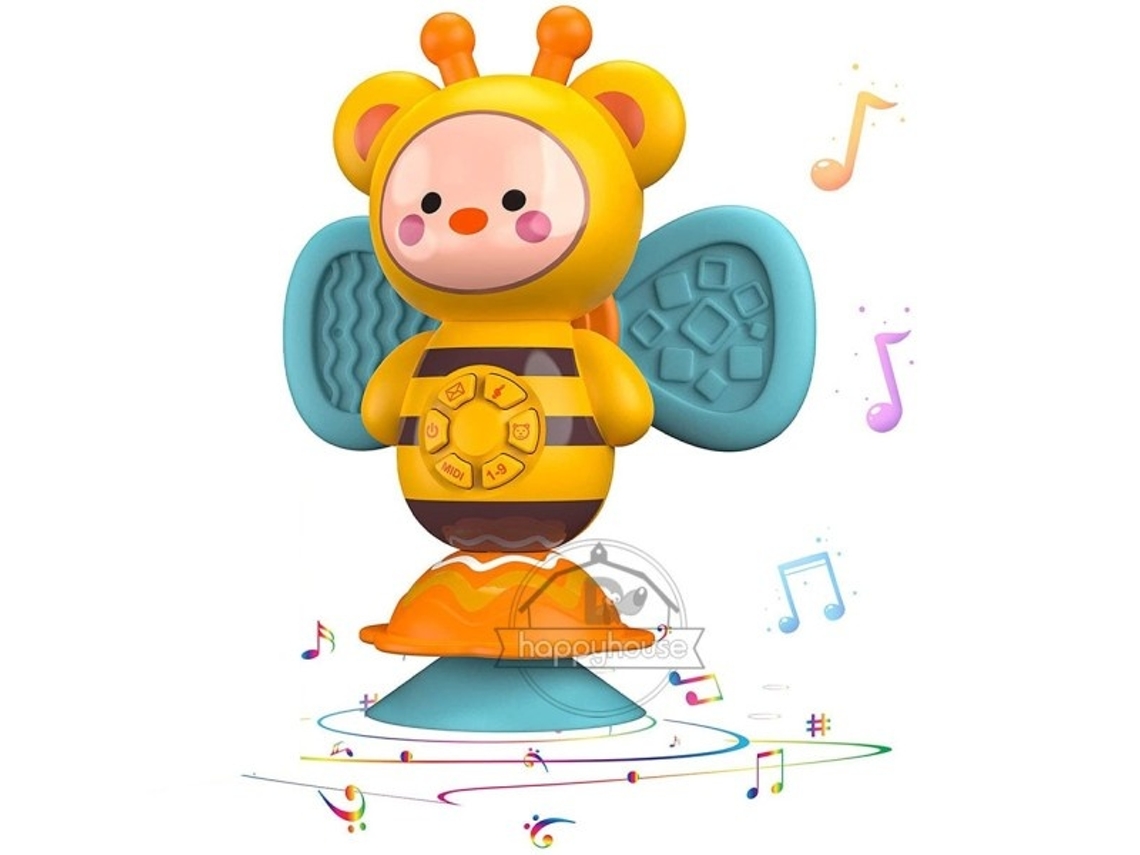 Brinquedo De Ventosa Musical Giratório Montessori Para Bebés De 0 A 24 Meses Lurelia