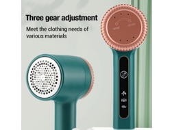 Removedor De Fiapos Elétrico Para Roupas, Barbeador De Tecidos, Suéter, Aparador De Pelos, Verde SUNNY SPACES