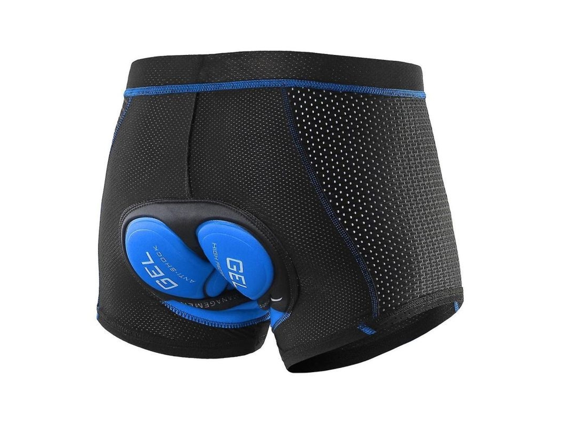 Calzoncillos Ciclismo Hombre Transpirables Con Almohadilla 3d Gel Mtb Talla Xxl Azul Xxl Azul
