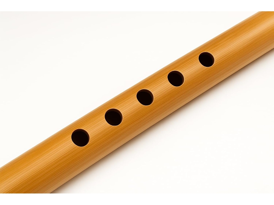 Flauta Shakuhachi Tradicional Japonesa De Bambu Natural 13 Polegadas Para Principiantes E Profissionais