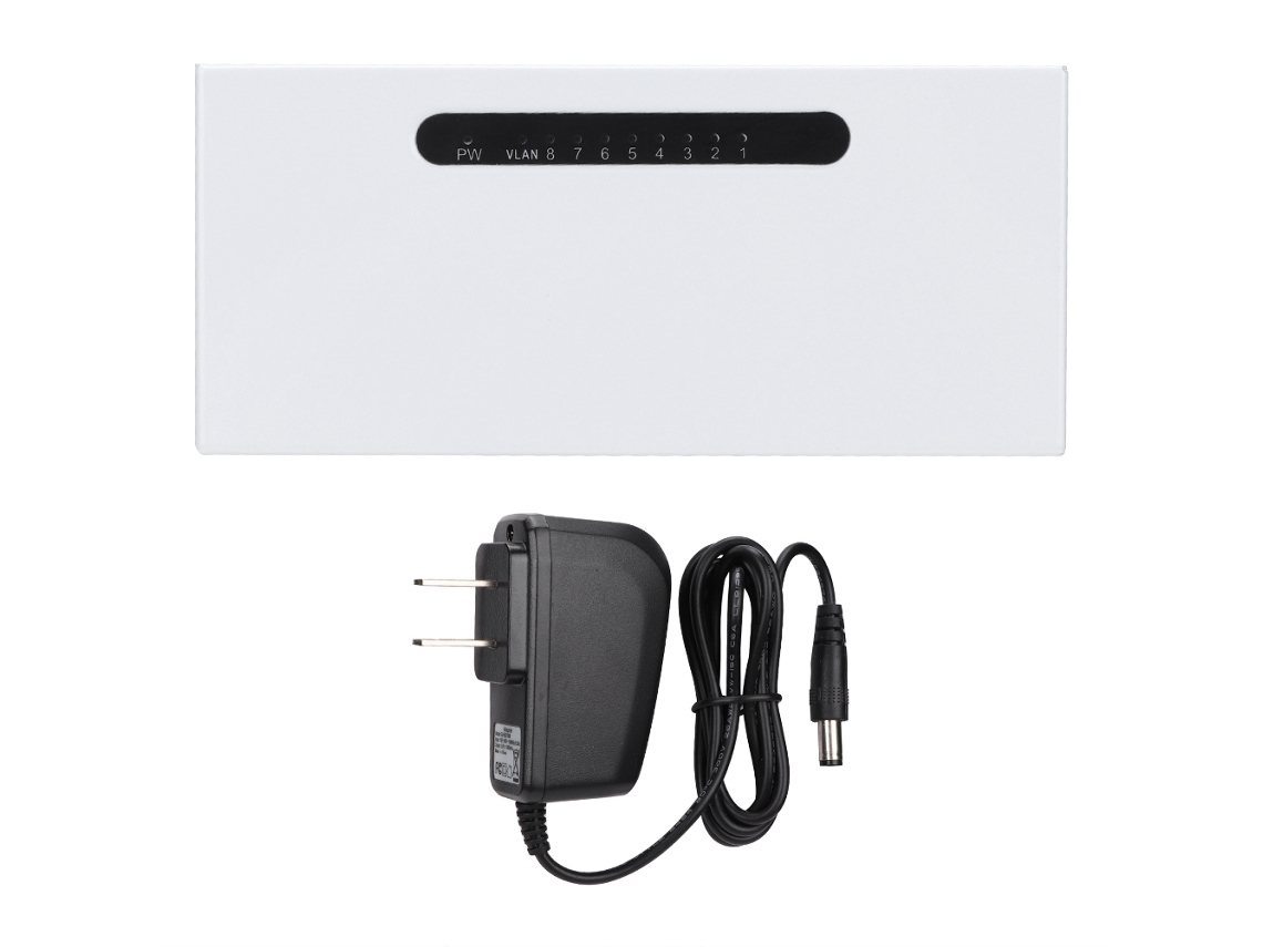 Switch 8 Portas Gigabit LAXISCREED