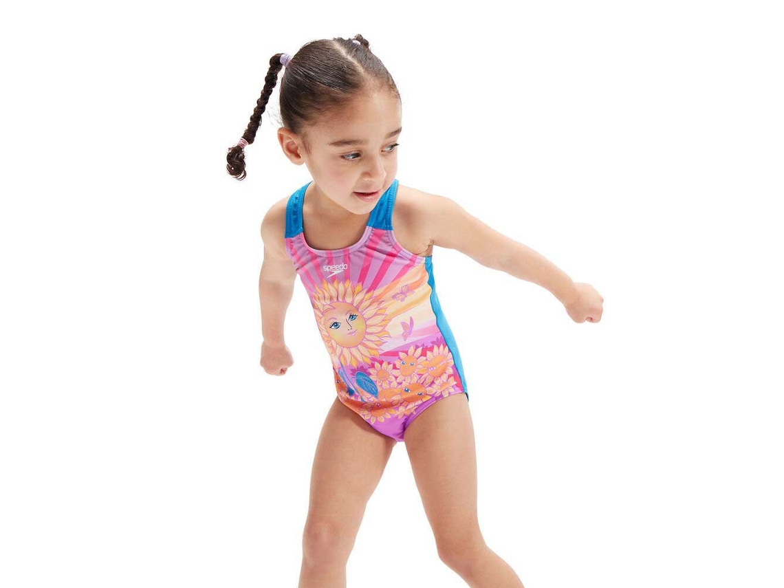 Roupa de Banho Digital Printed Rosa 3 Years Meninaspeedo