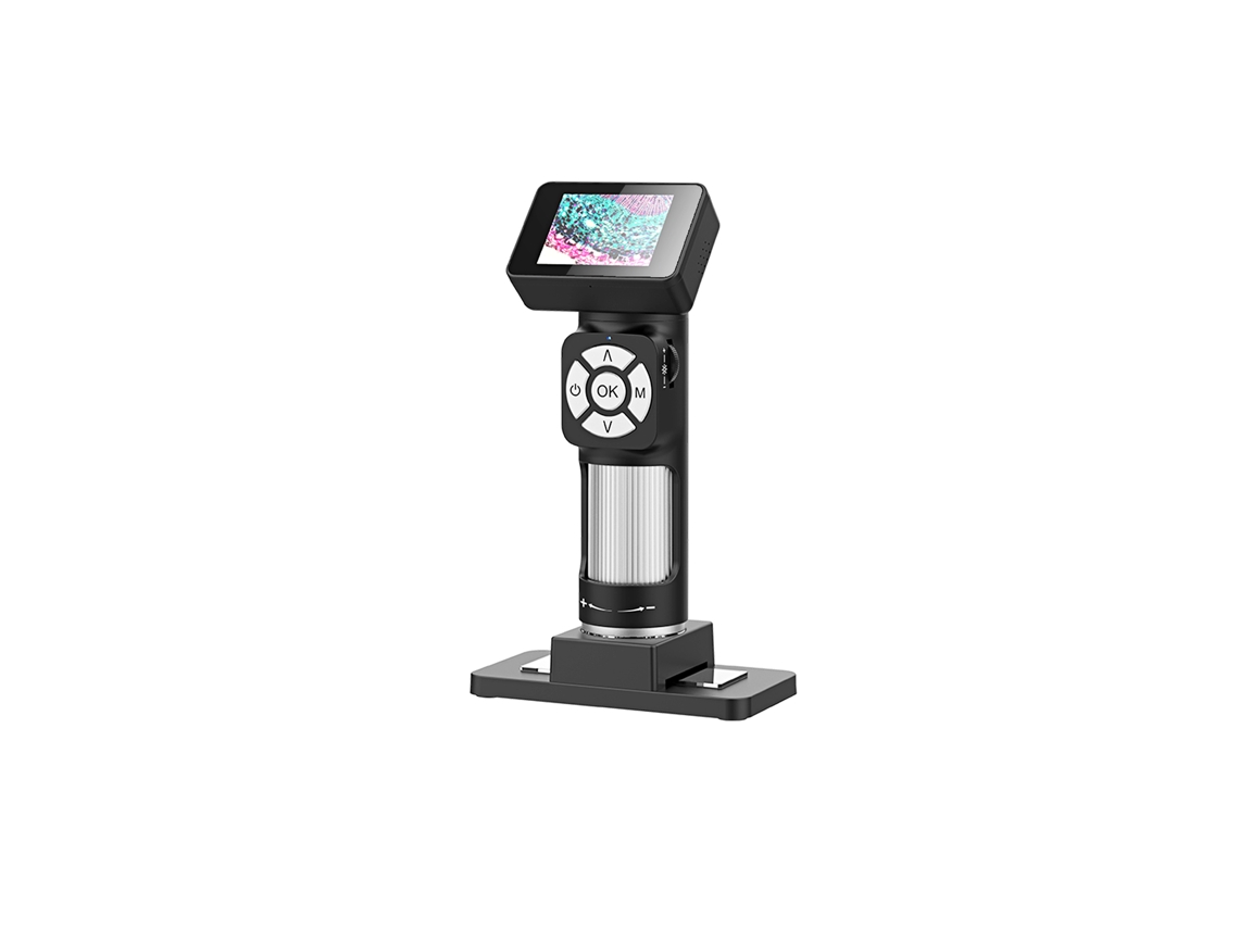 Microscópio Digital Portátil 500x com Tela Lcd 2 Polegadas e 8 Luzes Led Ajustáveis S/MARCA