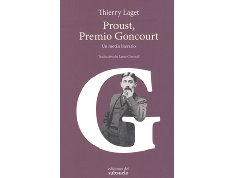 Livro Proust, Premio Goncourt de Thierry Laget (Espanhol)