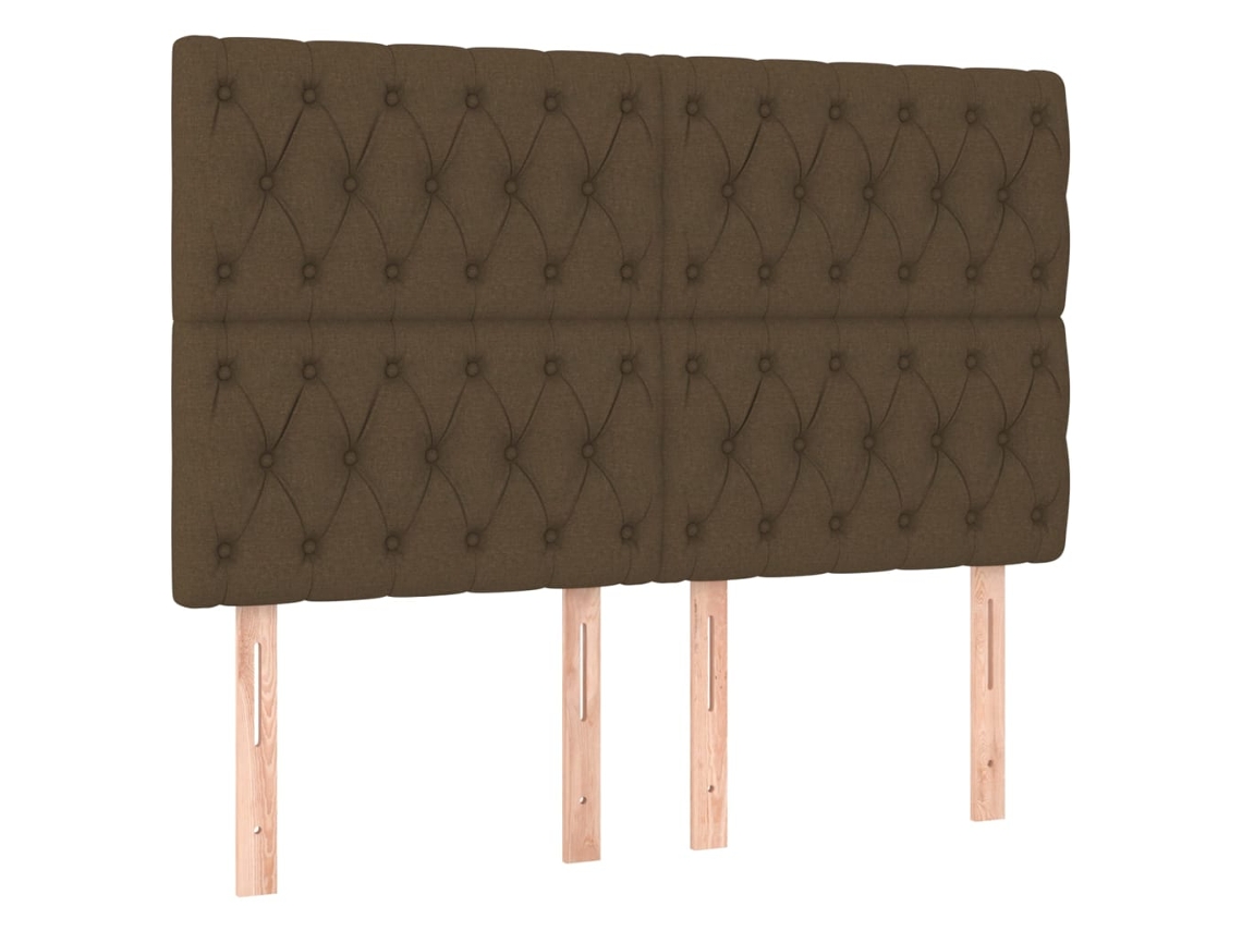 Headboard, Headboards Vidaxl Marrom Tecido (144 Cm)