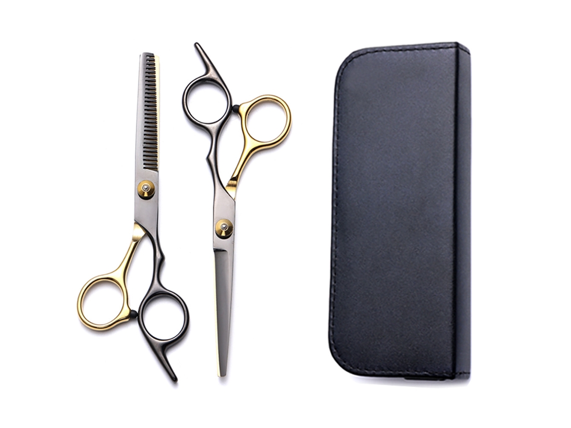 Kit De Tesoura De Corte Cabelo, 3pcs Ferramenta Profissional Para Corte De Cabelo, Para Cabeleireiros E Uso Doméstico Cuich