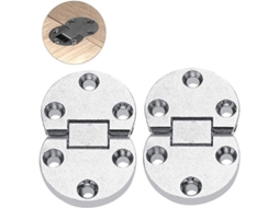 Bisagras de Liga de Zinco para Mesa Plegável 54x35x7mm, 2 Pçs | S/MARCA