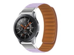 Pulseira Bracelete de elos magnéticos para TicWatch E2 Roxo