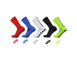 Pares de Meias de Futebol Anti derrapante com Grip | S/MARCA