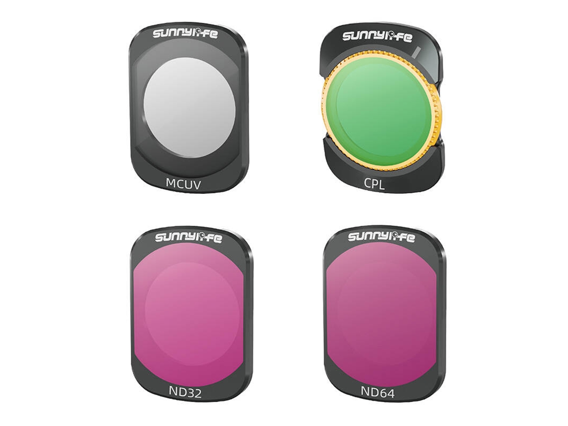 Filtros Sunnylife McUV CPL ND32 ND64 para DJI Osmo Pocket 3
