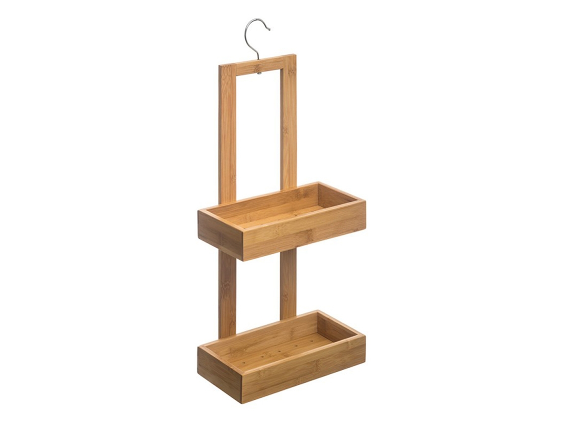 Well Home - Organizador Com 2 Bases De Duche Em Bambu
