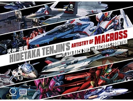 Livro Hidetaka Tenjins Artistry of Macross de Hidetaka Tenjin (Inglês - Capa Dura)