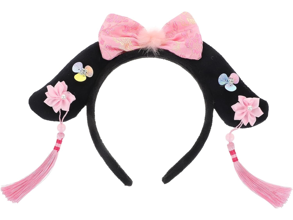 Faixa de cabelo leve em PVC para mulheres, faixa de cabelo decorativa, estilo retrô.
