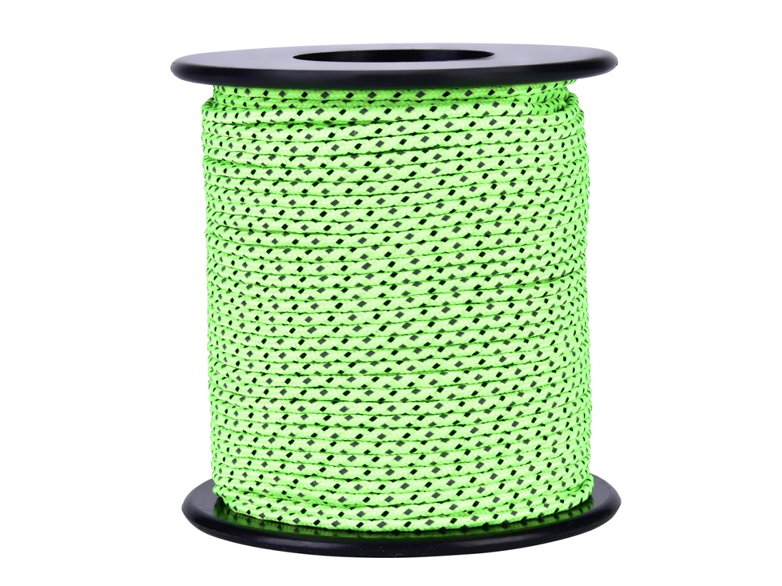 Corda de Nylon Refletora, Corda Paracord Resistente e Durável para Todas as Suas Necessidades Ao Ar Livre AQUAFORGE