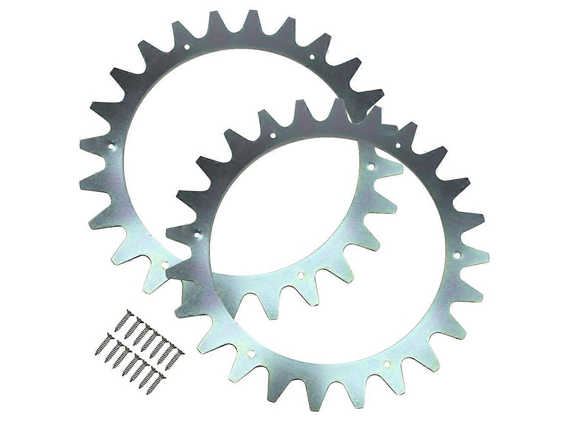 Tlmc-01 2 Espigões Para Cortador De Grama Mcculloch Rob R1000 R800 R600 Com 14 Parafusos Autoatarraxantes