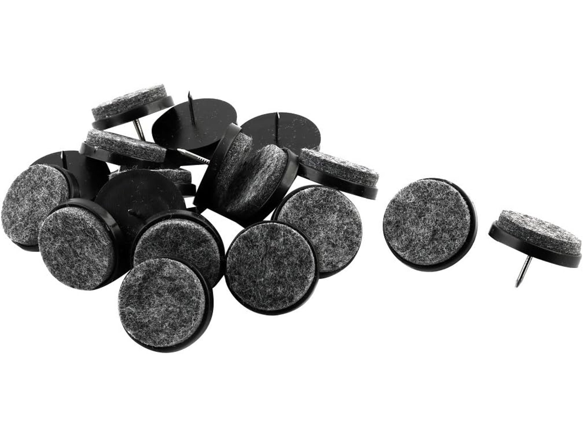 Protetores De Feltro Para Pés Móveis, Mesas E Sofás, 30 Mm Diâmetro,