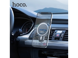 Suporte Magnético Para Carro Com Carregamento Sem Fio E Sucção Hoco. Ca85 Para Iphone 13, Compatível Com Gps E Outros Dispositivos.