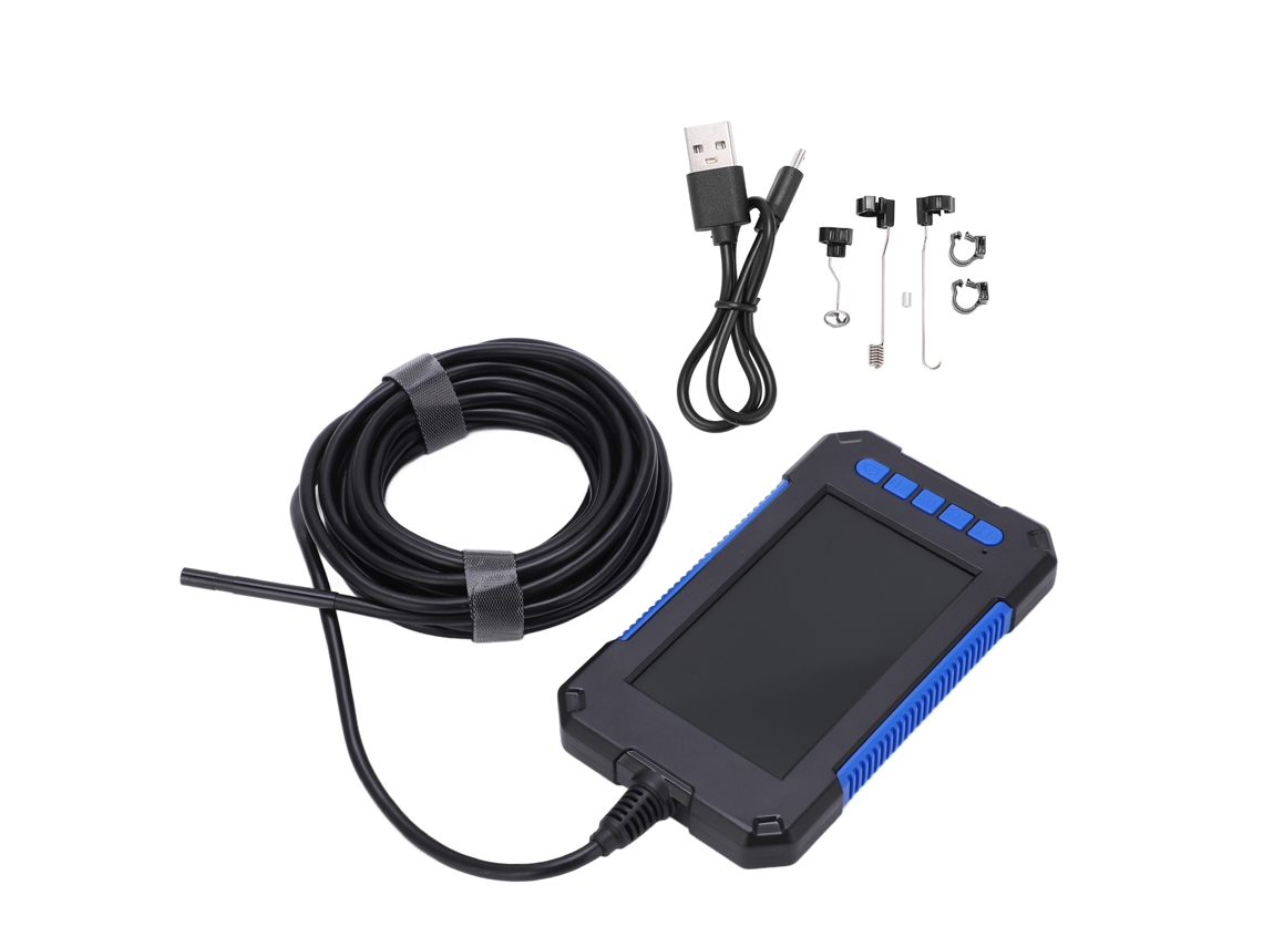 YURU endoscópio Industrial P40 5.5mm Hd Tela 4.3 Polegadas Ip67 10m