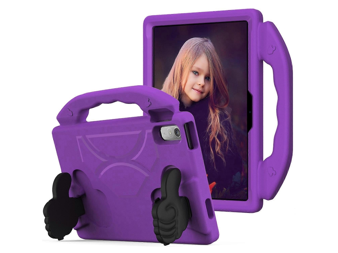 Capa Para Tablet Lenovo Tab P11 Gen2 11.5 Com Suporte Para Polegar Em Eva À Prova De Choque.