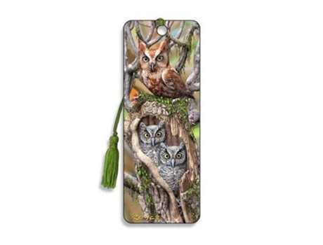 Owl 3D Bookmark Pack Of 6 Pieces: Bk57Owl