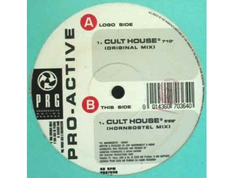 Vinil Cult House Prg (progressive Motion Records)
