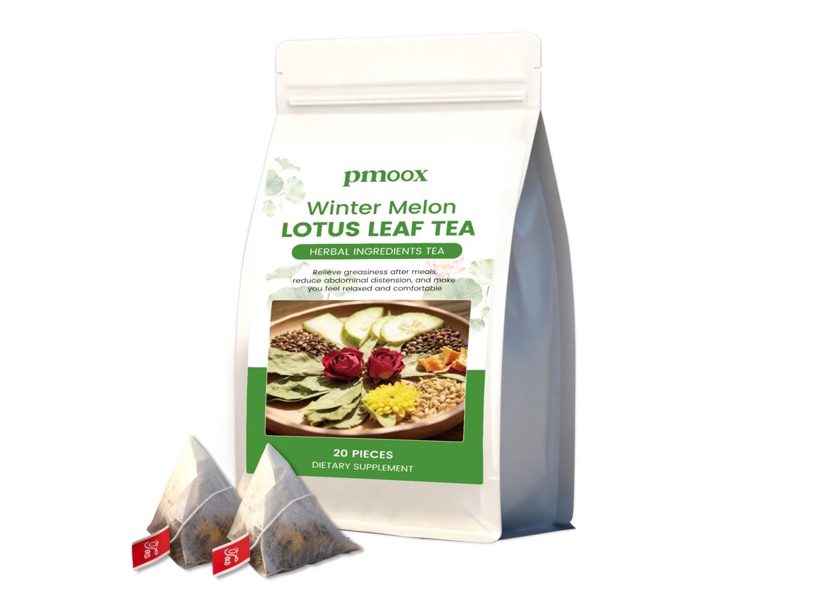Chá de Erva de Courge com Folha de Lotus