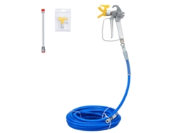 Kit de Mangueira de Pulverização de Tinta Sem Ar 50 Pés 1/4 Pol. Junta Giratória 3600 Psi com Ponta 517 VEVOR