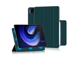 Capa De Couro Pu Magnética Para Tablet Xiaomi Pad 6 Com Suporte Triplo.