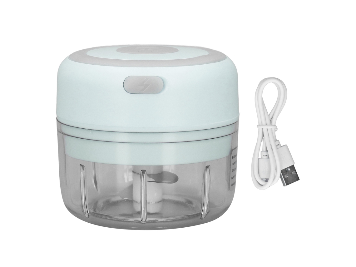 Mini Picador De Alho Elétrico E Amassador De Batatas Com Lâmina De Aço Inoxidável, Grau Alimentício, Carregamento Usb, 100ml 8 Aquaforge