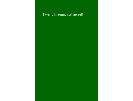 Livro I went in search of myself de Paul Brenner (Inglês)