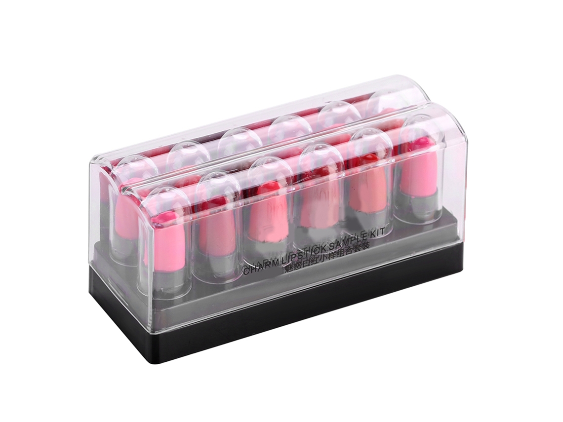 Bioaoua Labial Mate 12 Cores Hidratante Impermeável Longa Duração Maquiagem