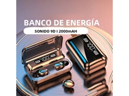 Fones de Ouvido Esportivos Hifi Bluetooth 5.3 com microfone, à prova d'água MDUG