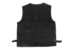 Business coleteira Outdoor Masculina com Múltiplos Bolsos para Pesca, Fotografia, Camping