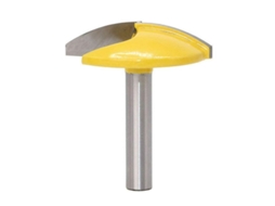 Cortador de molduras de carburo con mango de 8mm para carpintería profesional, 44.5mm